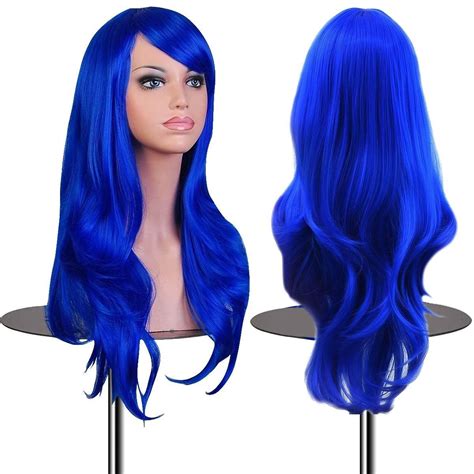 cosplay wigs blue